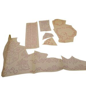 Vintage Nursery Transfer Patterns, MCM Workbasket Iron On Transfers, 1960s Baby